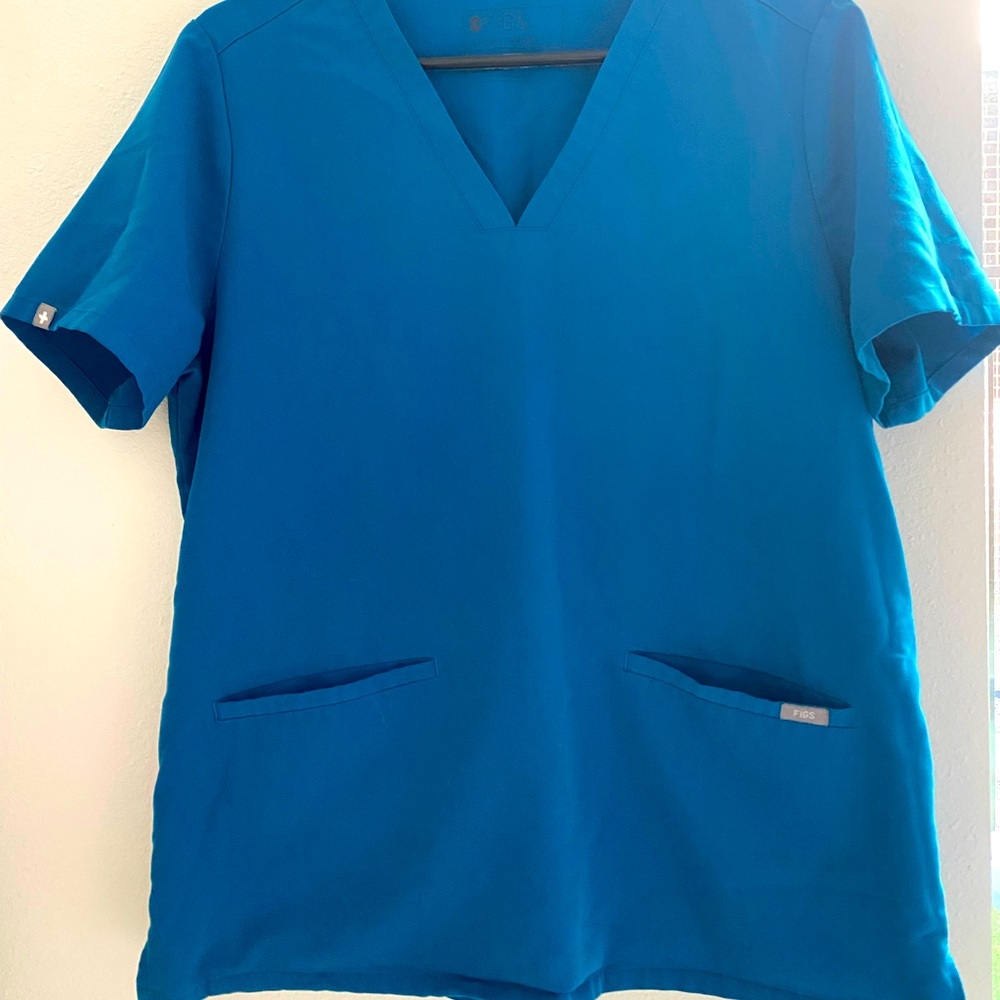 Figs Scrub Set in Teal Size L